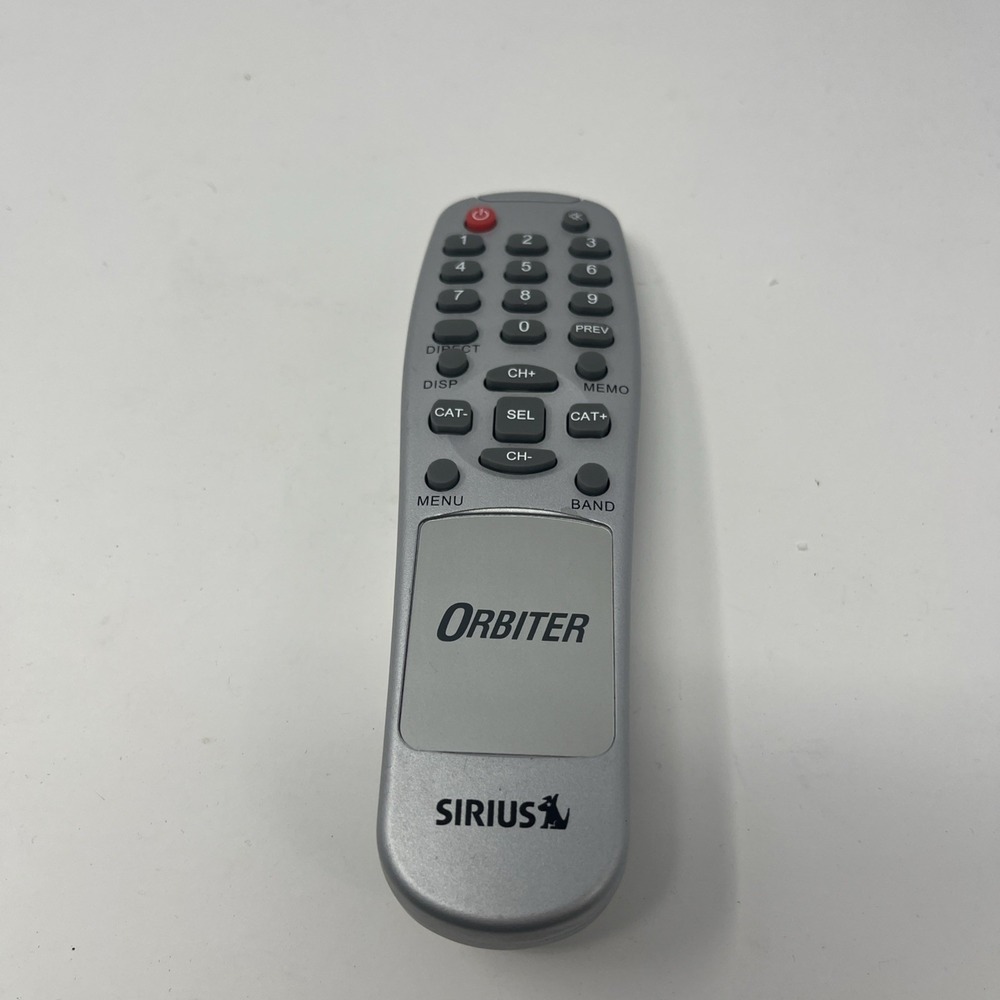 Genuine Sirius SR4000 Orbiter Satellite Replacement Remote Control Silver